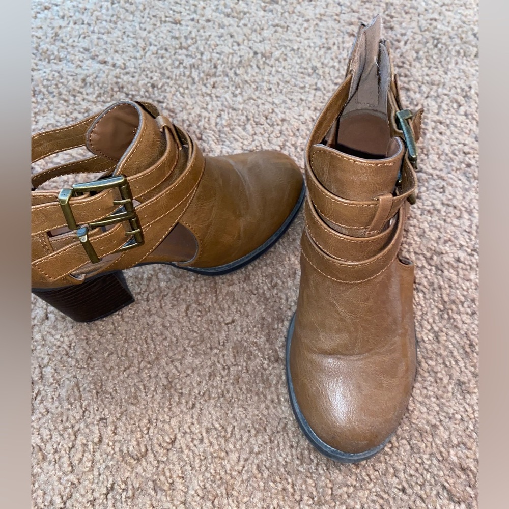 Brown SODA booties